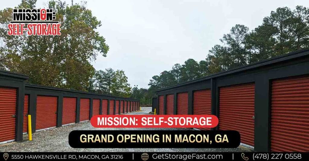 Mission Self Storage Grand Opening in Macon GA